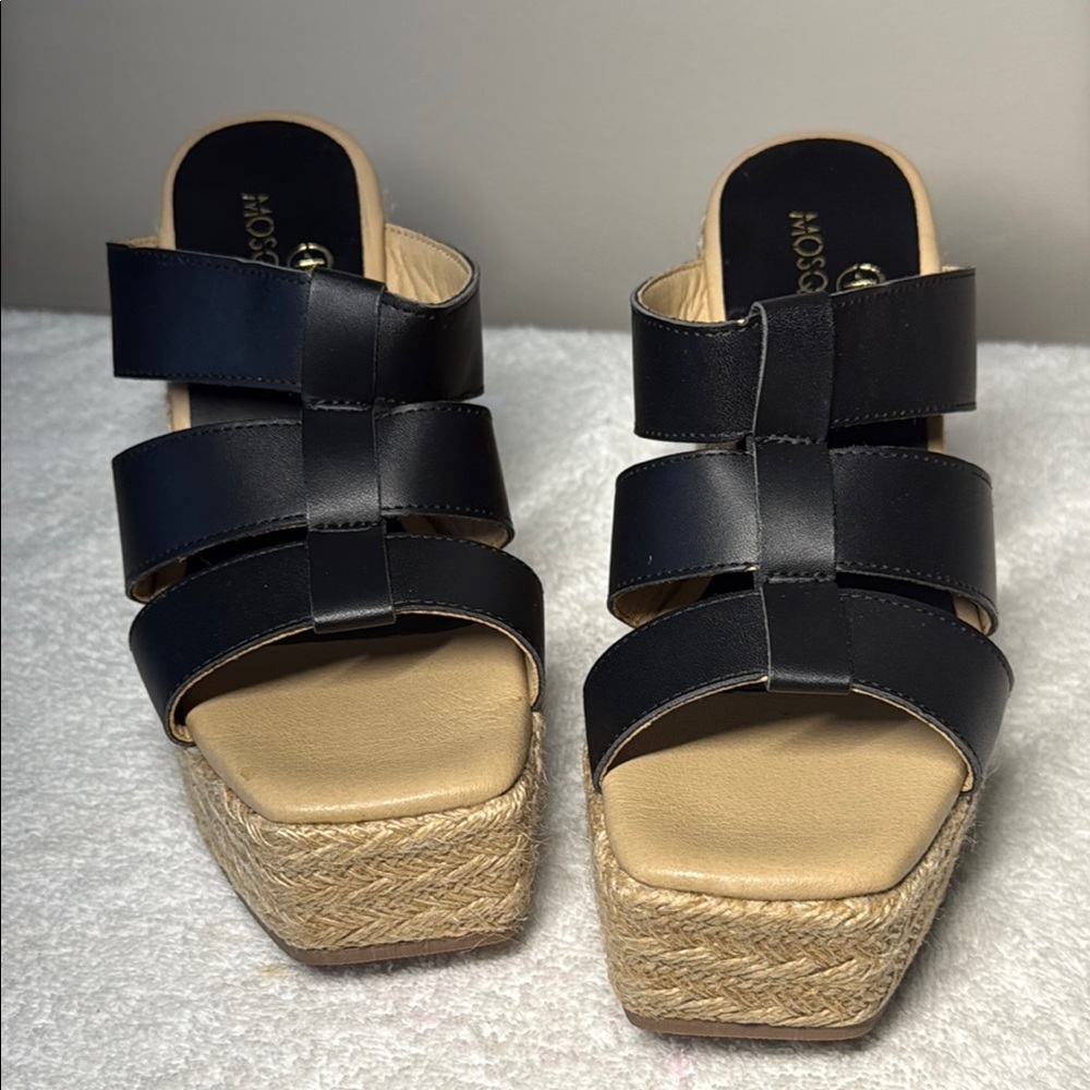 Mosquitos Sandals Espadrilles Wedge High Heel Platform size 7 - Picture 10 of 11